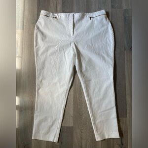 Calvin Klein White Pants Size 18